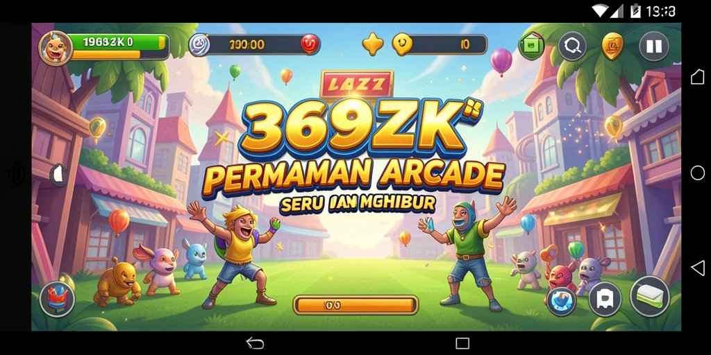 Memperlihatkan gameplay seru dari permainan Arcade 369ZK.