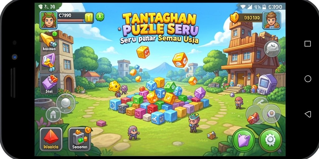 Tampilan gameplay menantang dan interaktif di C7890.