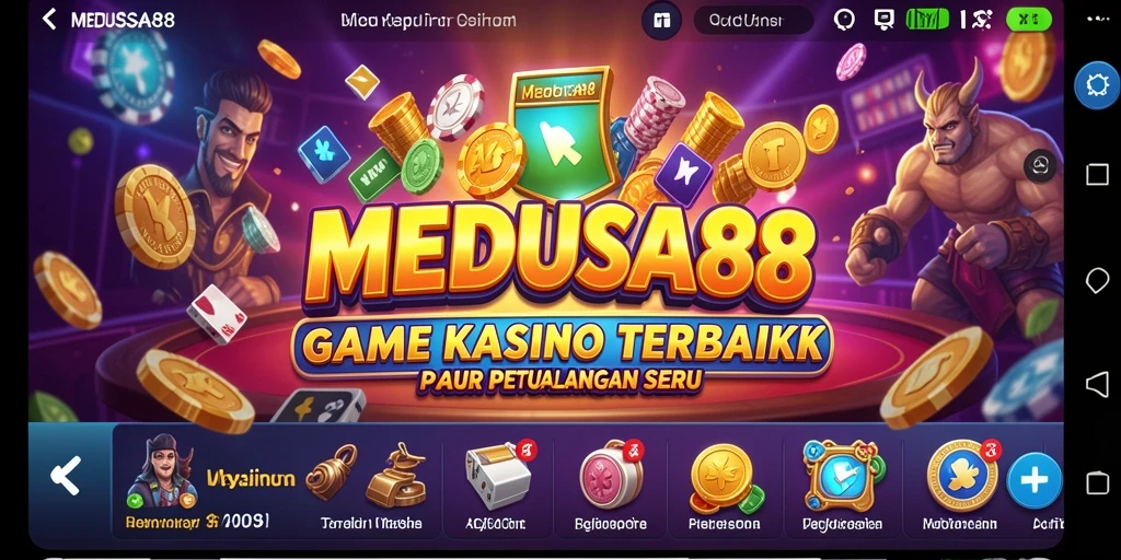 Screenshot gameplay MEDUSA88 yang menunjukkan aksi seru permainan Kasino.