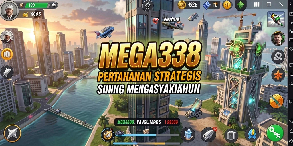 Tampilan gameplay menegangkan dan strategi di MEGA338.