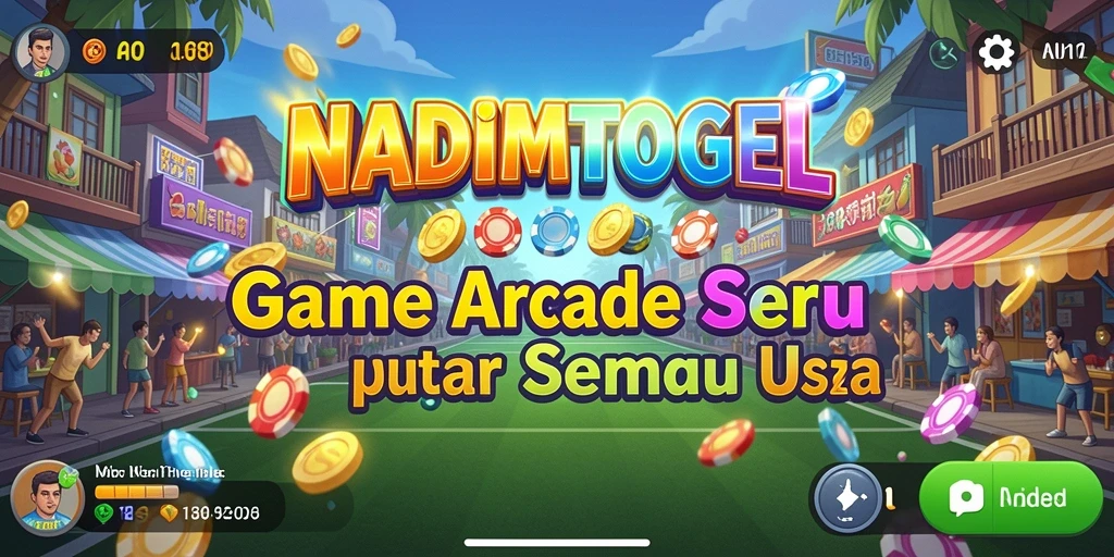 Tampilan gameplay NADIMTOGEL yang seru dan menantang di dunia Arcade.