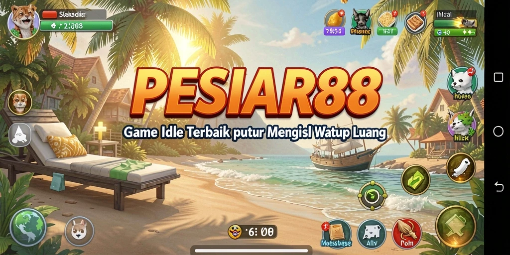 Tangkapan layar gameplay PESIAR88 menunjukkan suasana santai dan interaksi yang menarik.