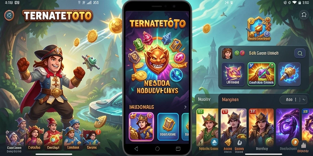 Tampilan antarmuka TERNATETOTO yang user-friendly dan intuitif.